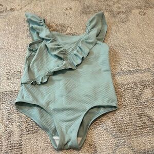 H&M ruffle top bathing suit